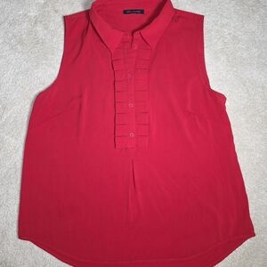 Tommy Hilfiger Red Sleeveless Blouse